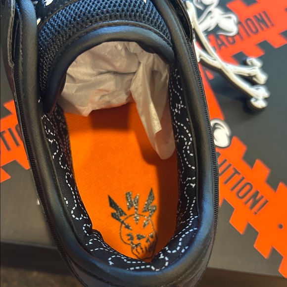 Men's Black Skate-Inspired Sneaker with Gum Sole - Picture 4 of 6